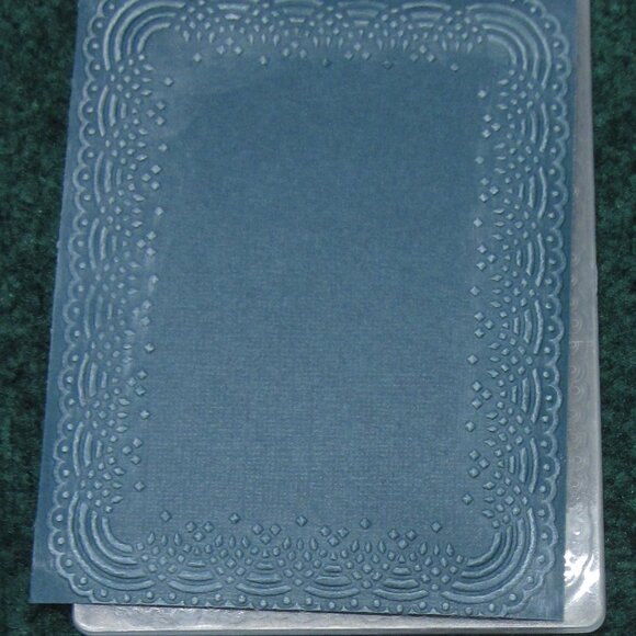 6 Embossing Folders 4x6 Frames Darice Sizzix Cuttlebug - Picture 5 of 6